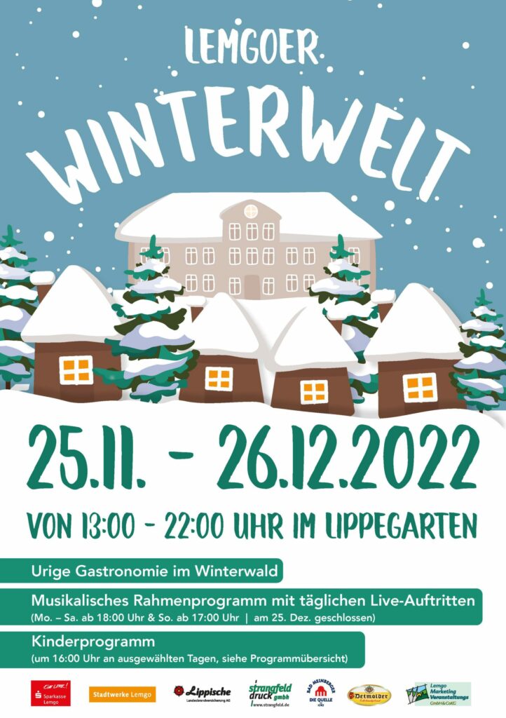 Plakat Lemgoer Winterwelt 2022