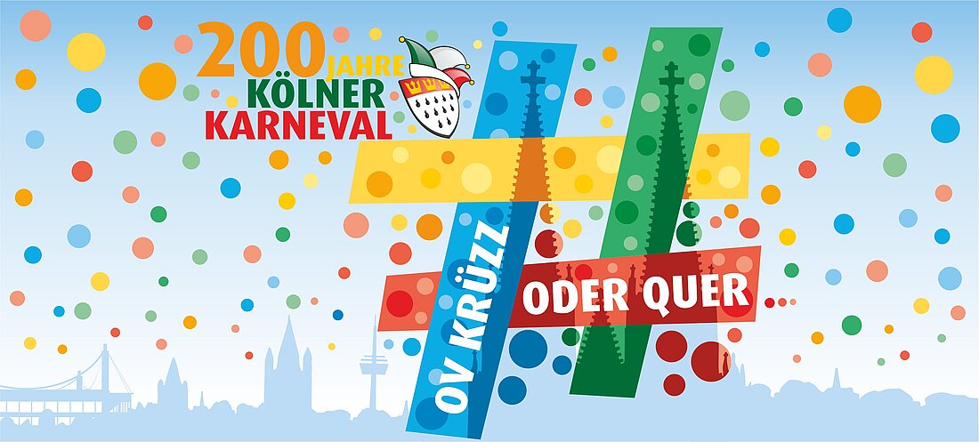 200 Jahre Kölner Karneval. Ov krüzz oder quer